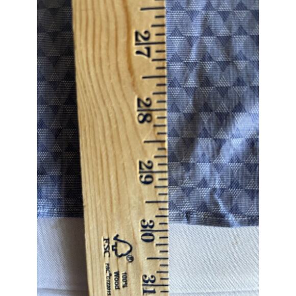 Ben Sherman Dress Shirt Mens Medium 15-15.5 32/33 Blue Button-Up Slim Stretch - Picture 11 of 11